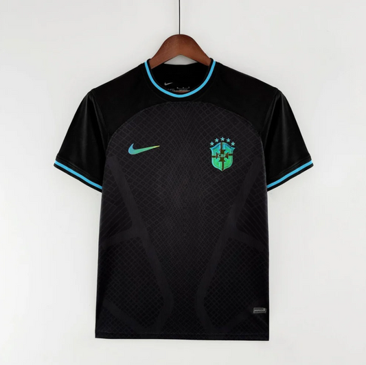 Camisa Seleção Brasil 2022 Nike - Preto - Conceito Preto